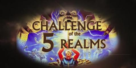 Challenge of the Five Realms Title Screen